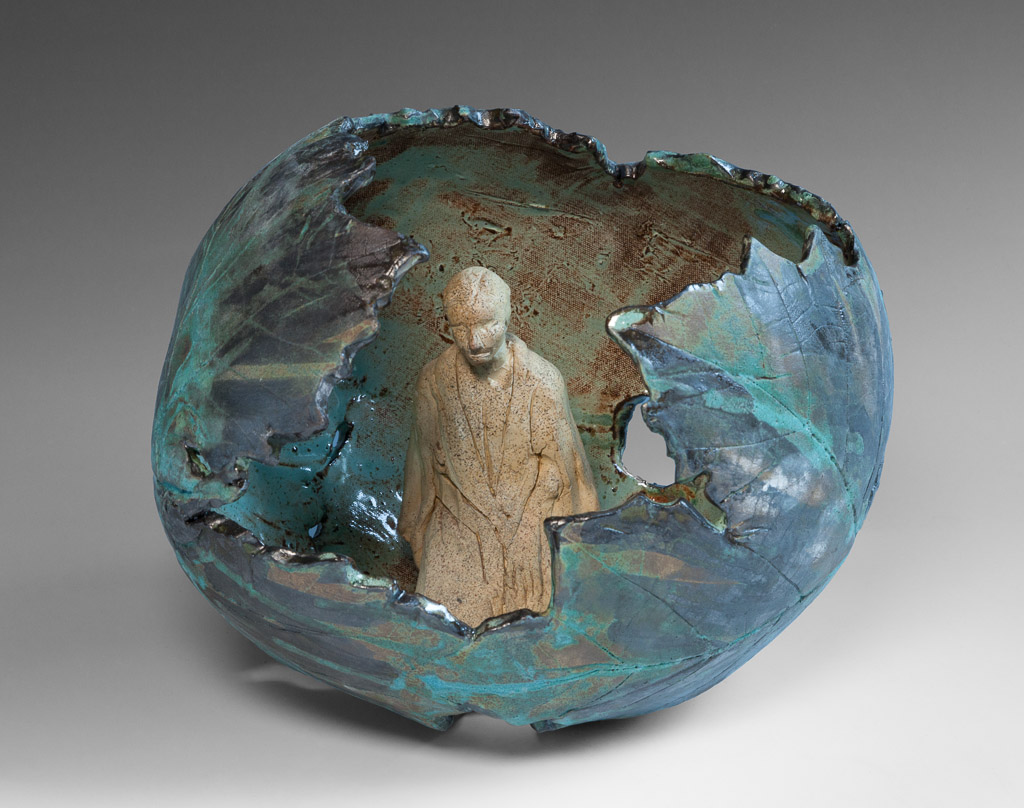"Meditation"<br/>Glazed Stoneware, Not Available